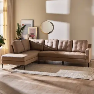 | كنبة زاوية رباعية بتصميم مريح فخم