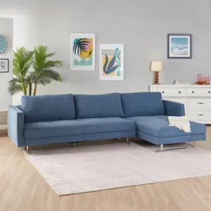 كنبة زاوية بقاعدة مربعة معدنية ثابتة 3 | كنبة زاوية بقاعدة مربعة معدنية ثابتة