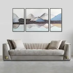 كنبة 3 مقاعد بتصميم عصري