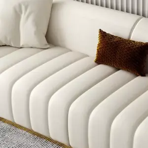 كنبة جلد فاخر متعدد المقاسات 8 | كنبة جلد فاخر متعدد المقاسات