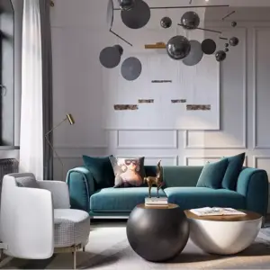 | كنبة مخملية بتصميم مريح وجذاب