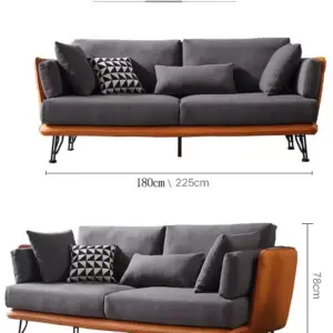 | كنبة مودرن فاخرة ومريحة لغرفة المعيشة