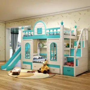 سرير أطفال دورين مع زحليقة – تصميم ممتع وآمن – خشب متين – سلم جانبي – ألوان متعددة 3 | سرير أطفال دورين مع زحليقة – تصميم ممتع وآمن – خشب متين – سلم جانبي – ألوان متعددة