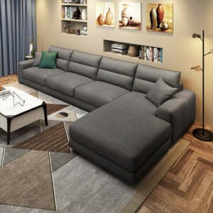 كنب زاويه قماش اوروبي