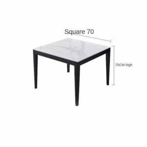| طاولة طعام رخام مربعة
