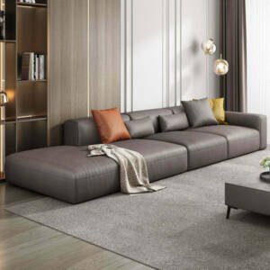 كنب جلد مميز فاخر