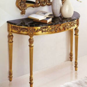 | كنسول ملكي ذهبي فاخر