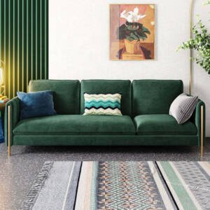 | كنب مودرن من القماش و الارجل المعدنية