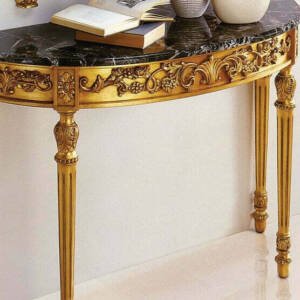 | كنسول ملكي ذهبي فاخر