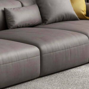 | كنب جلد مميز فاخر