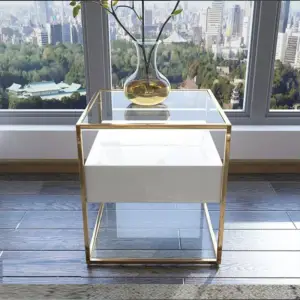 | طاولة سرير فاخرة بسيطة