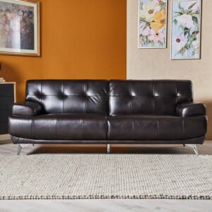 | كنب جلد صناعي من سبنسر