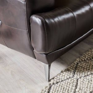 | كنب جلد صناعي من سبنسر