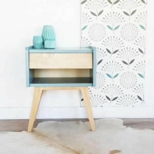 | كومودينة بارجل خشب زان فاخر