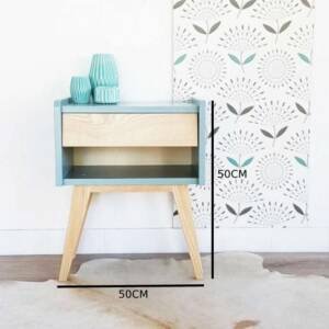 | كومودينة بارجل خشب زان فاخر