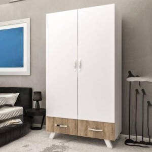 | دولاب ب 2 باب و 6 ارففب 2 درج و علاقة ملابس