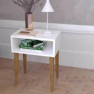 كومودينة من خشب بارجل زان