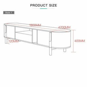 | طاولة تلفاز خشبي مميزة