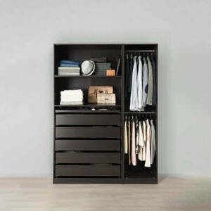 | دولاب ب 5 ادرج و وحدتبن تخزين مع علاقة ملابس