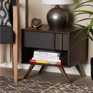 | كومودينة بني فاخر خشبي