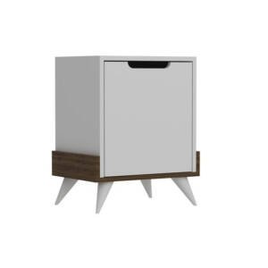 | كومودينة بوحدة تخزين ابيض