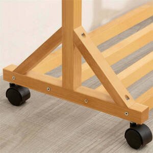 | علاقة ملابس خشبية برف تخزين