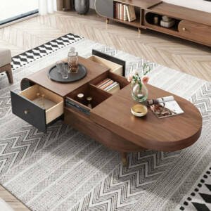 طاولة قهوة متعددة الاستخدامات مع طاولة تلفاز 4 | طاولة قهوة متعددة الاستخدامات مع طاولة تلفاز