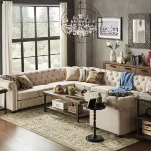 كنب زاوية دائري بتصميم فخم 8 | كنب زاوية دائري بتصميم فخم