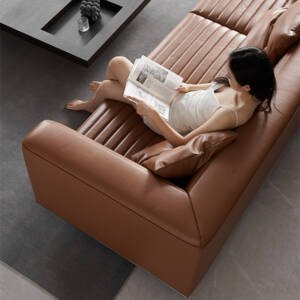 أريكة جلدية إيطالية بسيطة 3 | أريكة جلدية إيطالية بسيطة