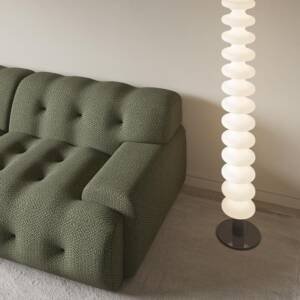 | اريكة مخملية بتصميم جذاب