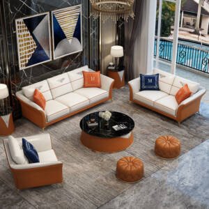 اريكة مصنوعه من جلد بقري بتصميم ايطالي 1 | اريكة مصنوعه من جلد بقري بتصميم ايطالي