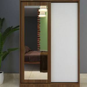 | دولاب مكون من ارفف و ادرج مع علاقة ملابس