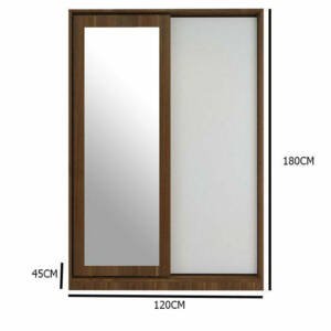 | دولاب مكون من ارفف و ادرج مع علاقة ملابس