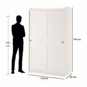 | دولاب يتكون من علاقة ملابس و رفين