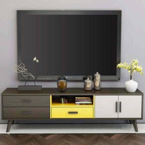 طاولة تلفاز بتصميم جذاب