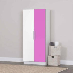 | دولاب ب 4 ارفف و علاقة ملابس بالوان متعددة