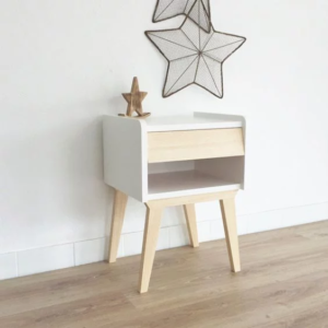 | كومودينة بارجل خشب زان فاخر