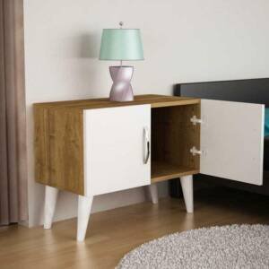 | كومودينة بخزانة ارفف