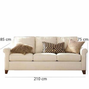 | كنب ثلاثي عصري فاخر