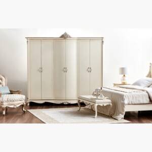 | خزانة ملابس 6 أبواب بأدراج - ديانا