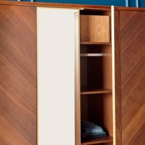 خزانة ملابس 6 أبواب بأدراج - ريفايند فينتاج 9 | خزانة ملابس 6 أبواب بأدراج - ريفايند فينتاج