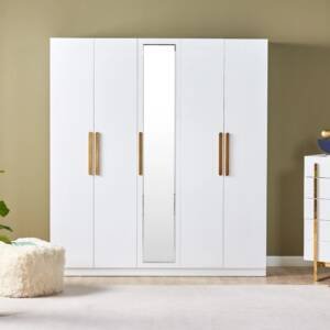 | خزانة ملابس 5 أبواب بأدراج - هايلي