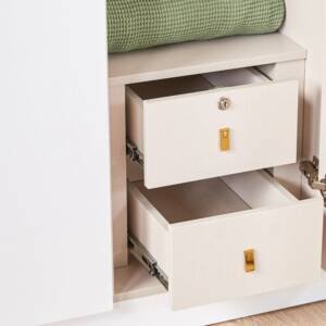 | خزانة ملابس 5 أبواب بأدراج - هايلي