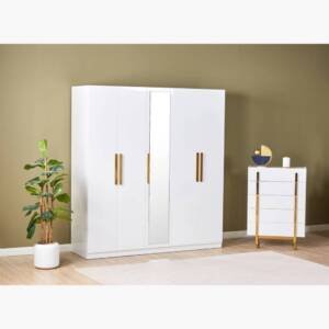 خزانة ملابس 5 أبواب بأدراج - هايلي