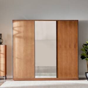 | خزانة ملابس بـ 3 أبواب إنزلاقية - بروكلين