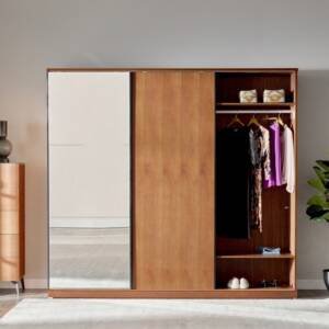 | خزانة ملابس بـ 3 أبواب إنزلاقية - بروكلين