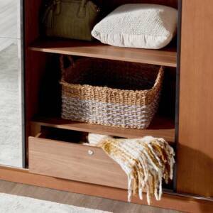 | خزانة ملابس بـ 3 أبواب إنزلاقية - بروكلين