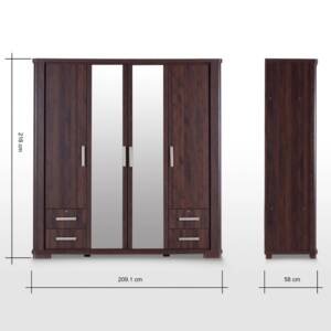 | خزانة ملابس بتصميم - أوبتك