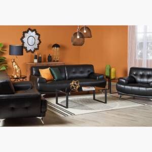 | كنب جلد صناعي من سبنسر