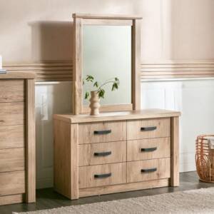 | تسريحة غرفة نوم بـ6 أدراج - ميدلي